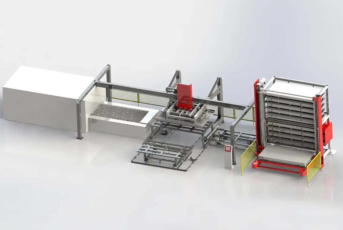 Laser-Schneidflexibles System