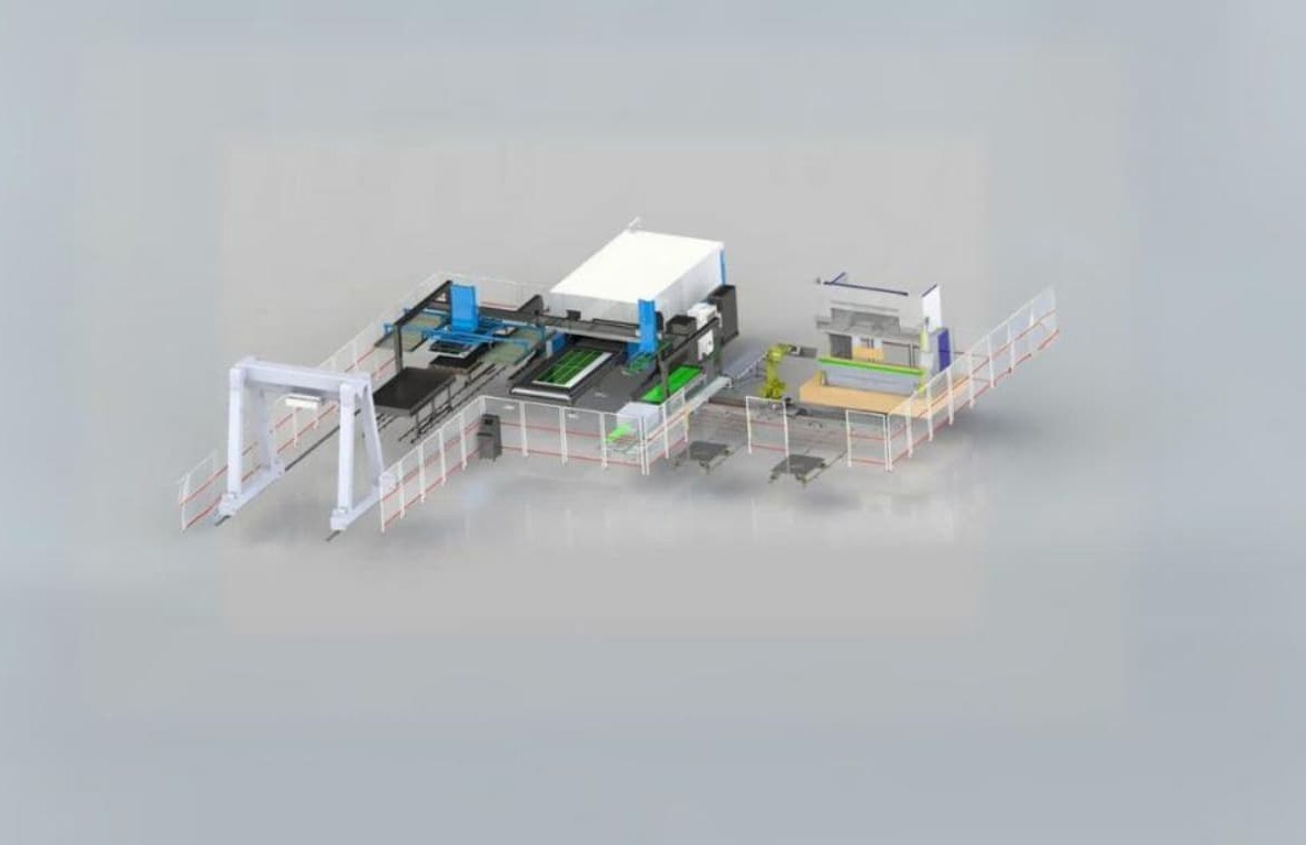 Nahtlose Automatisierung von Schneiden und Biegen