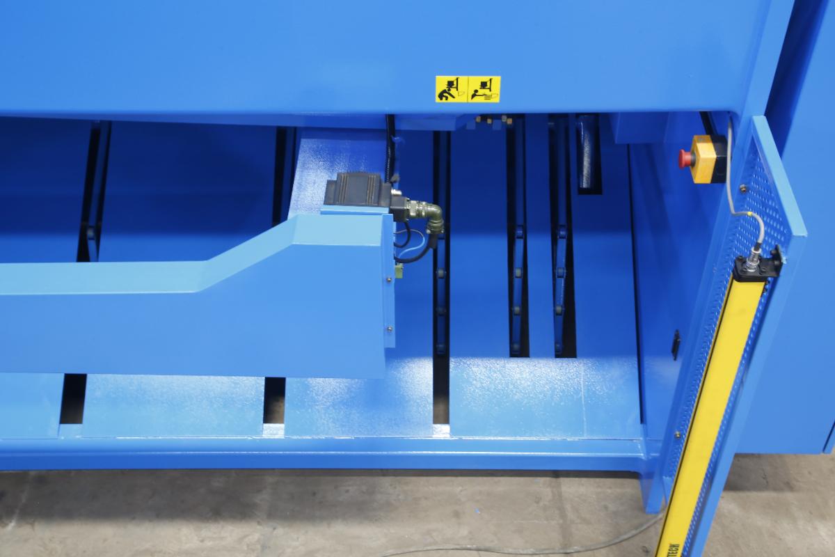 Optionales pneumatisches Blechstützsystem