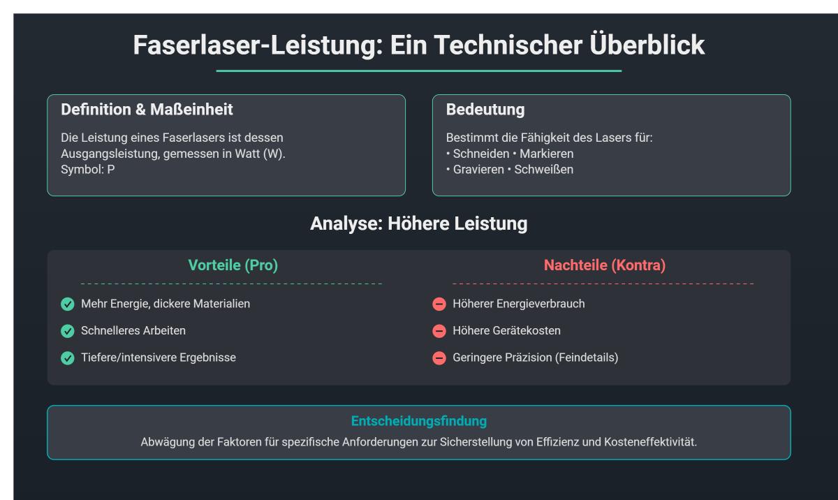 Entschlüsselung der Faserlaser-Leistung: Welche Leistung benötigen Sie wirklich?