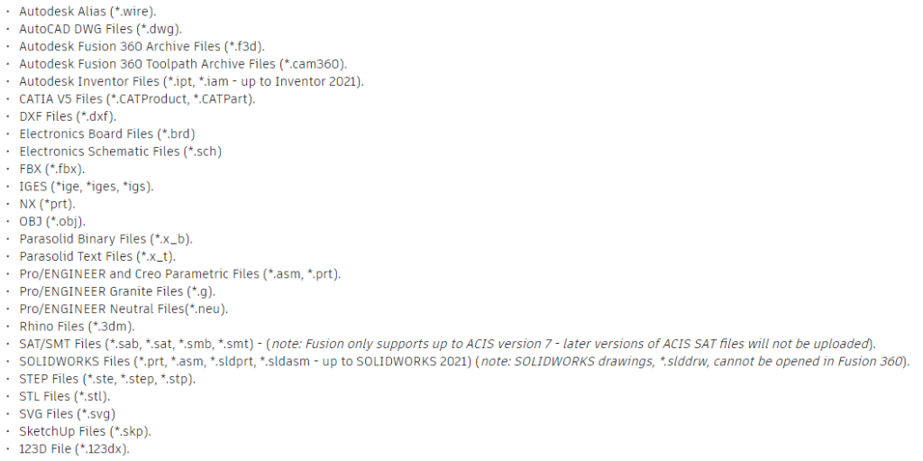 Autodesk Fusion vs. SolidWorks: Import/Export