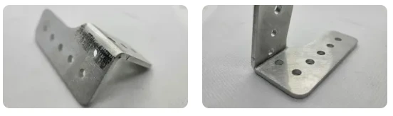Test #3: Besteht Pulverbeschichtung das Biegen in der manuellen Presse?