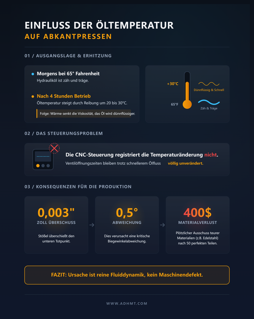 EINFLUSS DER OLTEMPERATUR