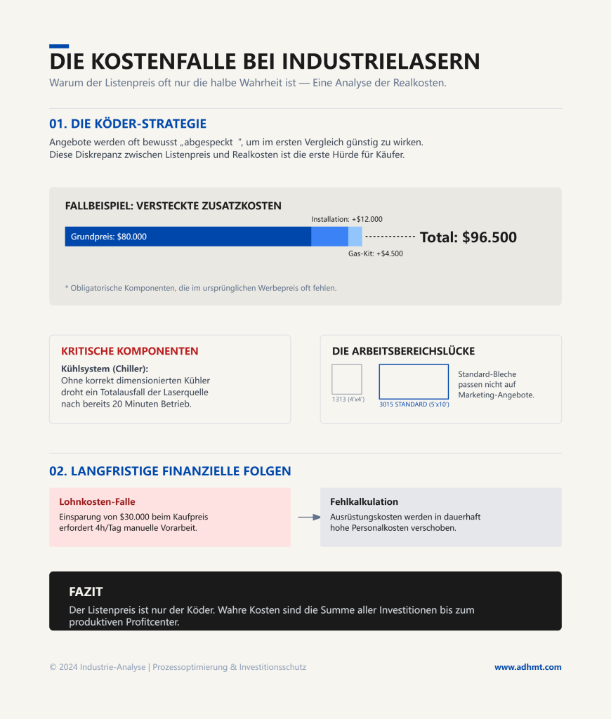 DIE KOSTENFALLE BEI INDUSTRIELASERN